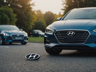 Amazon and Hyundai logos with a car image