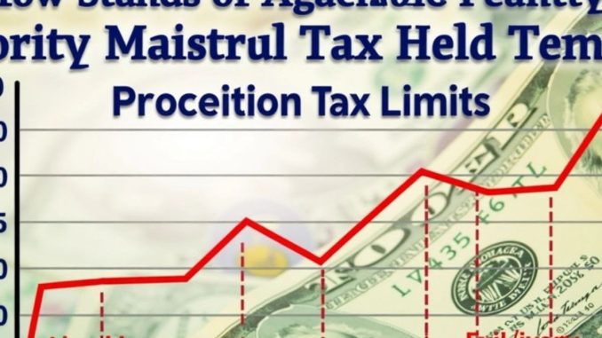 Graph depicting increase in Social Security tax limit.